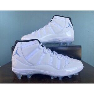 Nike Air Jordan 11 Mid TD Legend Blue Football Cleats Men’s Size 15 HM7324-104